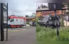 Confira imagens do acidente entre carro e trem que deixou dois feridos em PG
