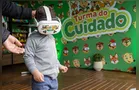 Unimed PG lança óculos de realidade virtual da Turma do Cuidado no Parque Vila Velha