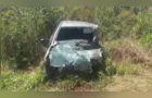 Homem morre após carro bater de frente com caminhão na PR-170 em Guarapuava
