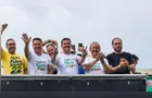 Sergio Moro defende que Flávio é "melhor candidato para o Sul" durante ato em Curitiba