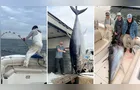 Três amigos fisgam atum gigante de 300 kg mas enfrentam 'drama' inusitado; entenda