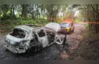 Veículo de morador do Cará-Cará é encontrado queimado na 'Estrada Antiga' de PG a Castro