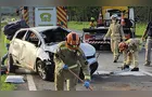 Carro capota na BR-376 e aeromédico é acionado para socorrer vítimas em PG