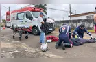 Motos colidem em cruzamento sem sinalização no 'Neves' em PG