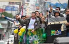 Moro, Elizabeth e Zampieri participam de carreata em apoio a Flávio Bolsonaro em PG