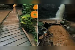 'Buraco do Padre' segue fechado devido fortes chuvas em Ponta Grossa