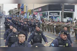 Confira imagens do desfile das forças de segurança nos 203 anos de PG