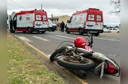 Batida forte deixa motociclista em estado gravíssimo na região do Colégio Agrícola