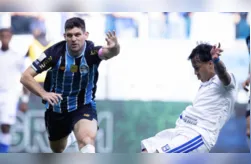Destaque do confronto foi Kaio Jorge, autor de três gols na vitória da equipe mineira, na Arena do Grêmio