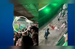 Equipes de atendimento foram acionadas, e o torcedor foi socorrido no estádio antes de ser encaminhado ao hospital
