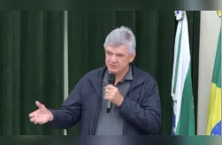 Prefeito de Jaguariaíva, Juca Sloboda, durante a audiência pública