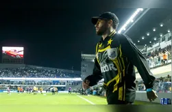Neymar no jogo de ida entre Santos x Atlético-MG