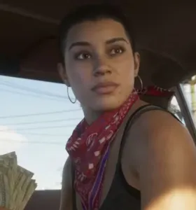 O vídeo, com pouco mais de um minuto, mostra a personagem Lucia