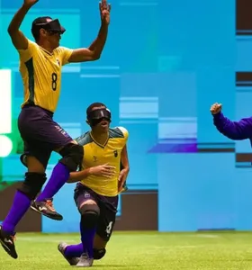 Brasil é hepatcampeão da Copa América de futebol de cegos em SP