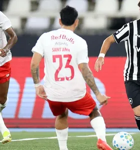 Com um jogador a mais em campo, Botafogo fica no empate com o Bragantino