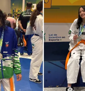 Nathaly Lima conquista prata inédita no Brasileiro Escolar de Taekwondo em Brasília