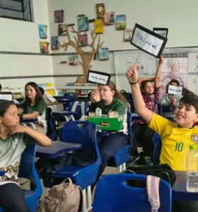 Alunos de Castro imergem no El Niño e La Niña com o Vamos Ler