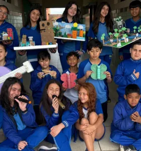 Turma de Jaguariaíva cria ‘Jornal ReaLiza do Futuro’ com o Vamos Ler e Cargill