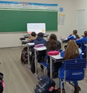 Alunos de São Mateus do Sul aprendem sobre as quatro emoções-base