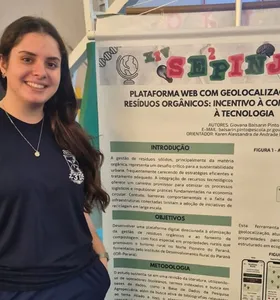 Aluna do Paraná propõe usar compostagem como atração no turismo rural