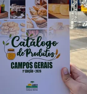 Catálogo divulga produtos da agricultura familiar dos Campos Gerais