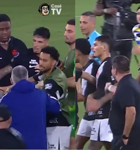 Confusão entre jogadores após apito final marca eliminação do Vasco para o Boca