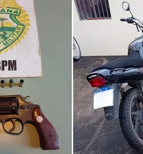 Adolescentes são apreendidos com revólver durante fuga em Palmeira