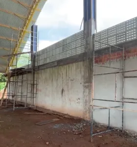 Reforma do Ginásio de Escola Rural de Carambeí será entregue em janeiro de 2027