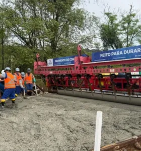 Obras da Bento Munhoz entra em nova etapa com primeira concretagem em União da Vitória