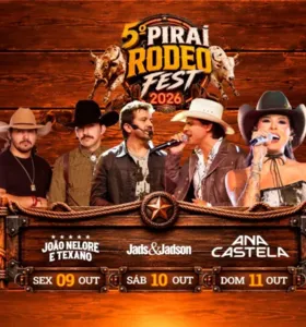 5º Piraí Rodeo Fest prepara três dias de festa, música e tradição em Piraí do Sul