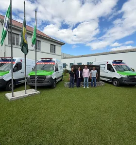 Tibagi recebe três novas ambulâncias para reforçar o atendimento no município