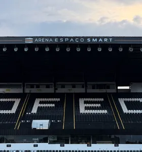 GK ganha nova identidade na fachada com o naming rights Arena Espaço Smart