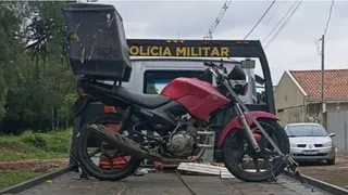 Morador encontra moto roubada escondida em plantação de eucaliptos em PG