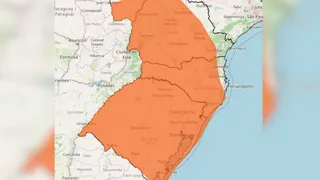 Inmet emite alerta laranja para tempestades no Sul nesta segunda