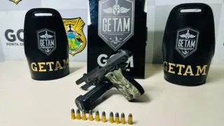 Homem é preso com pistola calibre 7,65 mm no Boa Vista, em PG, após tentar fugir
