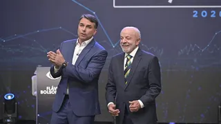 Enquete: quem foi melhor no debate entre Lula e Flávio Bolsonaro?