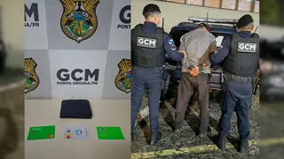 GCM prende homem que invadiu casa e furtou carteira no Núcleo Pimentel