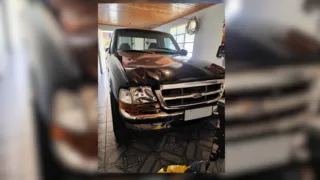 PM localiza caminhonete suspeita de atropelar ciclista em PG