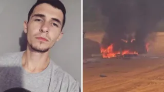Piloto paranaense morre após carro capotar e pegar fogo em campeonato de arrancada