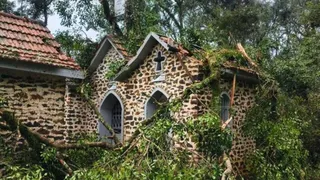 Tempestade causa danos em Capelinhas de Vieiras, ponto histórico de Palmeira
