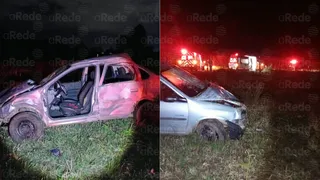 Capotamento deixa vítimas com ferimentos graves em PG