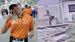 Vídeo revela atropelamento que matou mulher de 36 anos em linha férrea em Curitiba