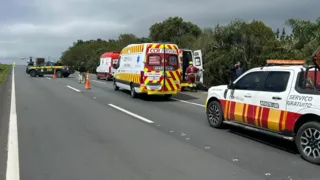 Grave acidente na BR-376 deixa uma pessoa morta e 4 feridas