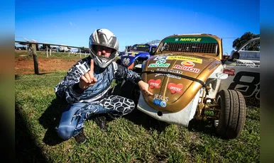 Ailson Jr. disputa etapa do Paranaense de Velocidade na Terra em Telêmaco Borba
