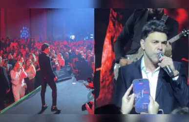 Artista foi a atração principal da festa realizada nesta terça-feira (15)