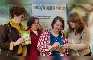 Lançamento reuniu escritores, familiares e amigos da autora em uma celebração que contou com autógrafos nas obras