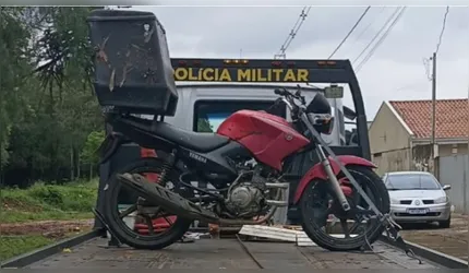 Moto foi levada à 4ª Central Regional de Flagrantes