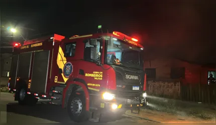 Apesar do susto, o fogo foi controlado rapidamente pelas equipes de combate a incêndio