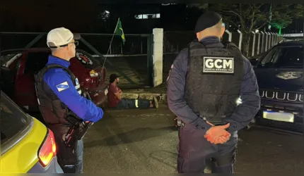 Jovem foi flagrado pela Guarda Civil Municipal realizando manobras perigosas com o carro