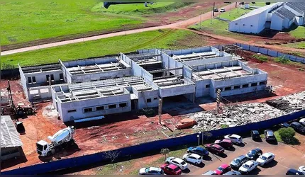 As obras no Centro Especializado em Reabilitação (CER-4) de Ponta Grossa